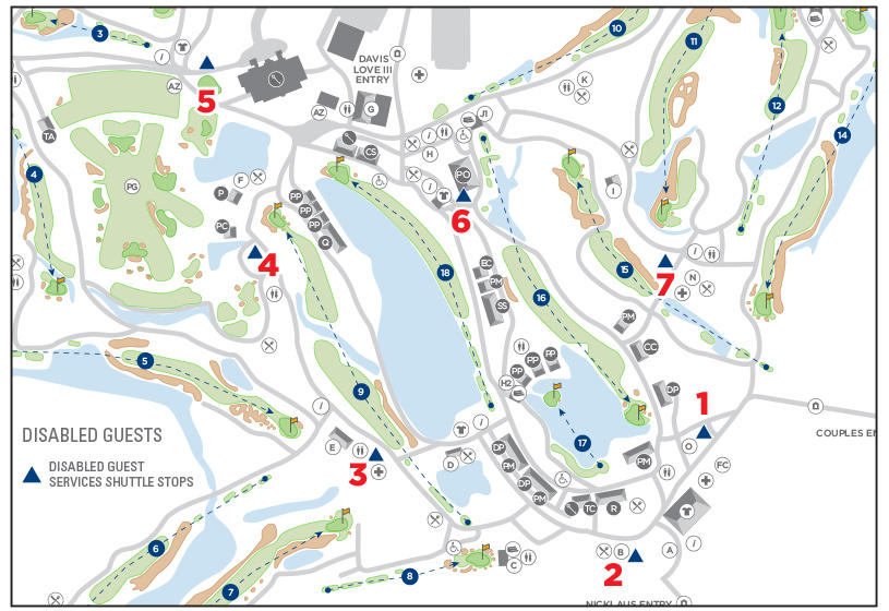 The Players Best Routes, Parking, Schedule Of Events, Course Map