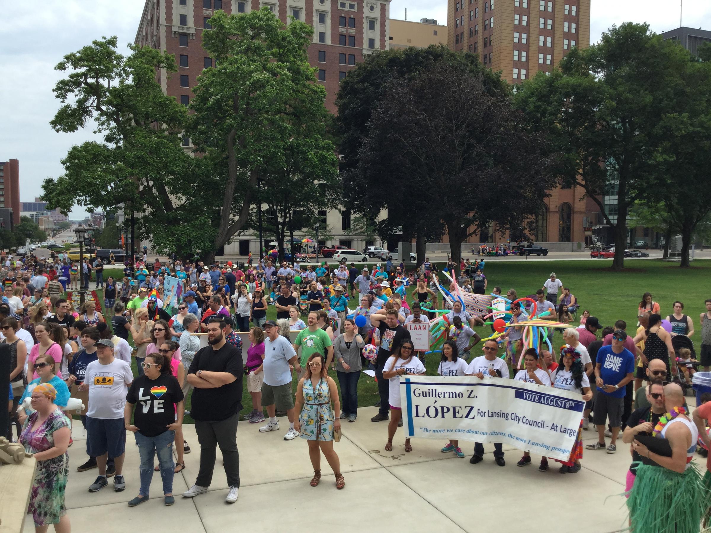 Lansing's LGBTQ Pride March & Capitol Rally WKAR