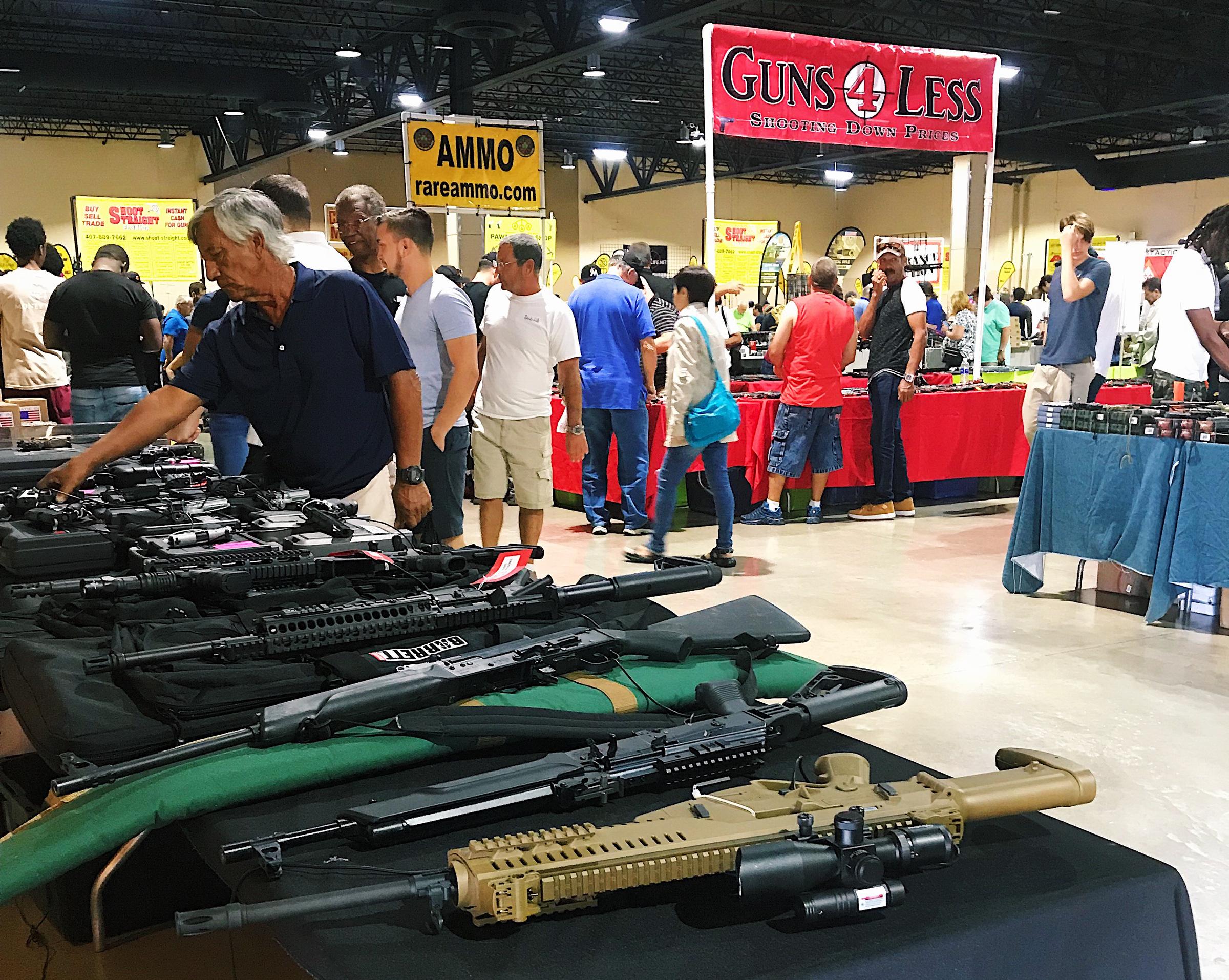 Miami Gun Show Carries On As Scheduled After Parkland Shooting Wlrn