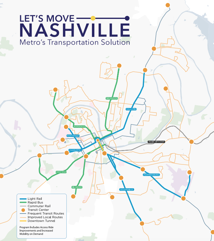 Nashville's New Transit Plan Comes With A Hefty Price Tag Nashville