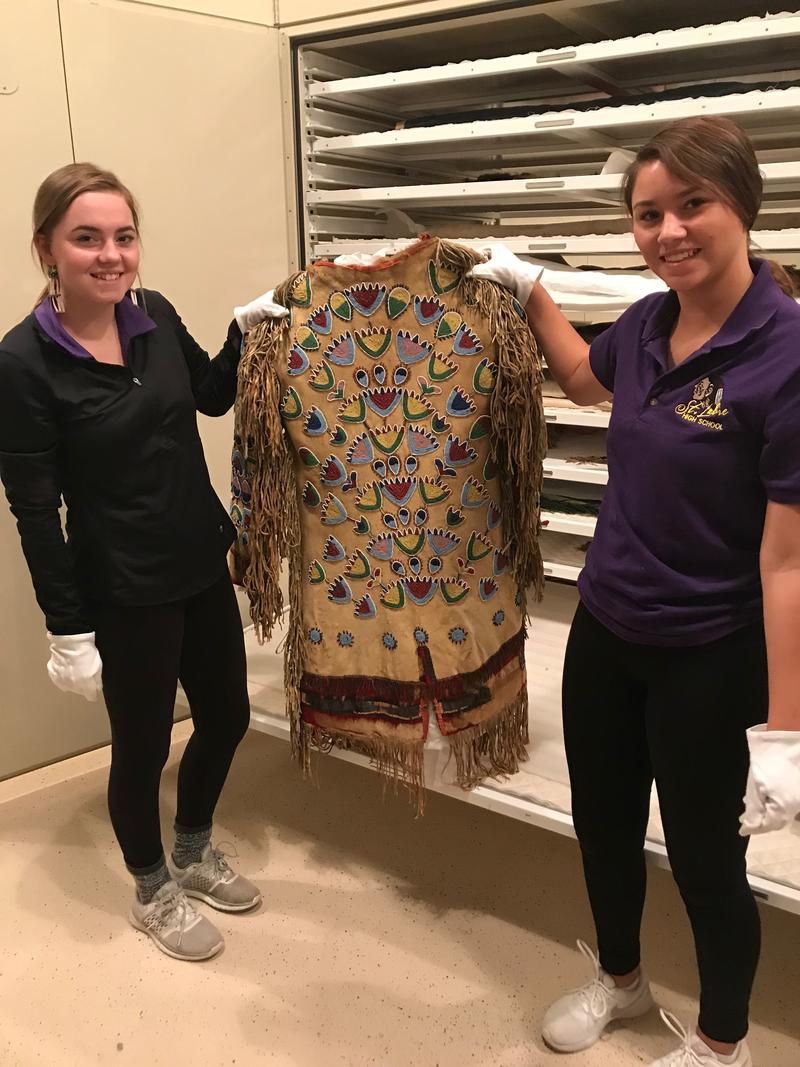 Native American High School Students Create Their Own Exhibit 