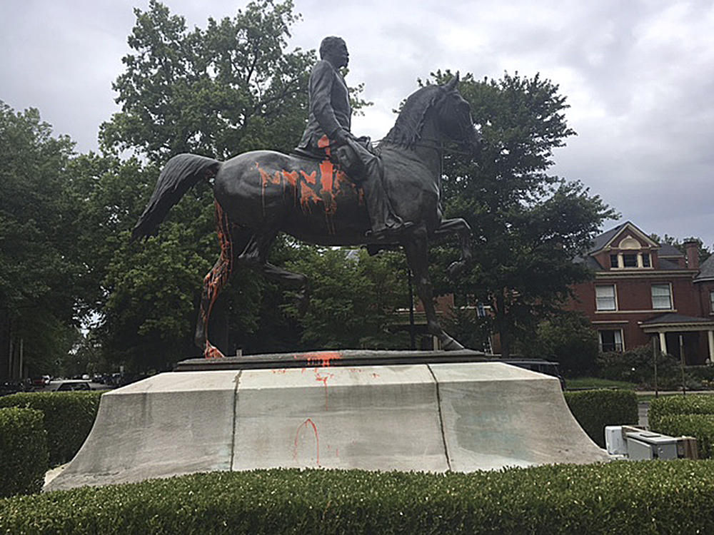 Cleaning Up Vandalized Confederate Monument To Cost 8K WUKY