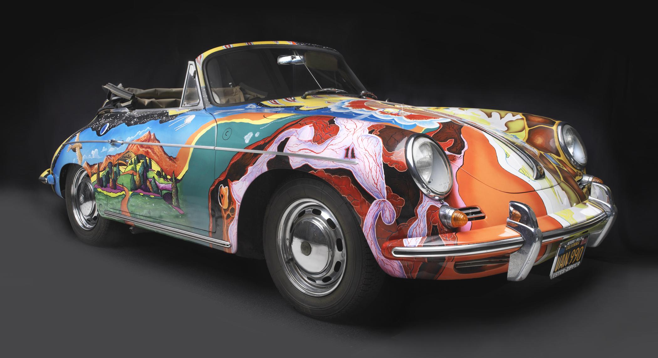Janis joplins psychedelic porsche headed to auction 