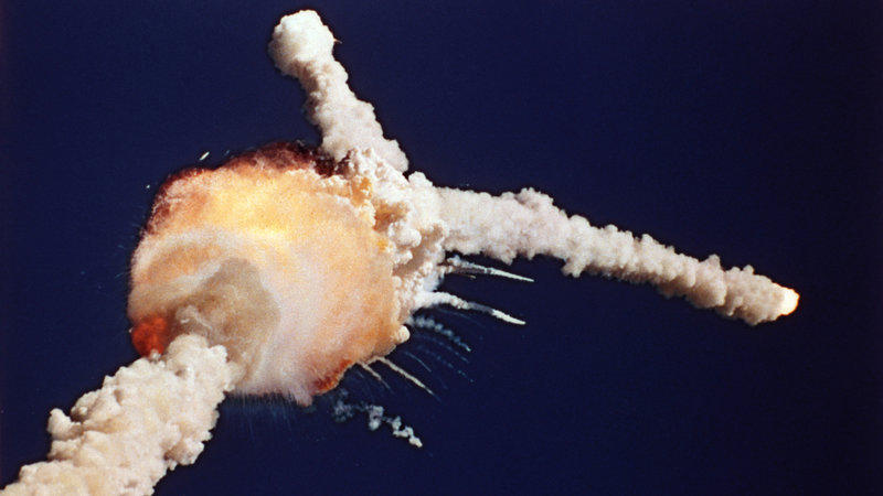 video of space shuttle challenger explosion