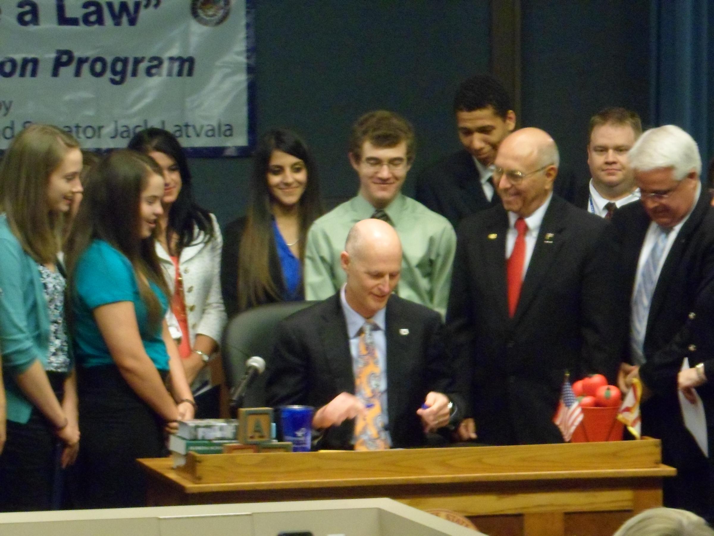Governor Scott Holds Bill Signing Ceremony In Tampa Wusf News