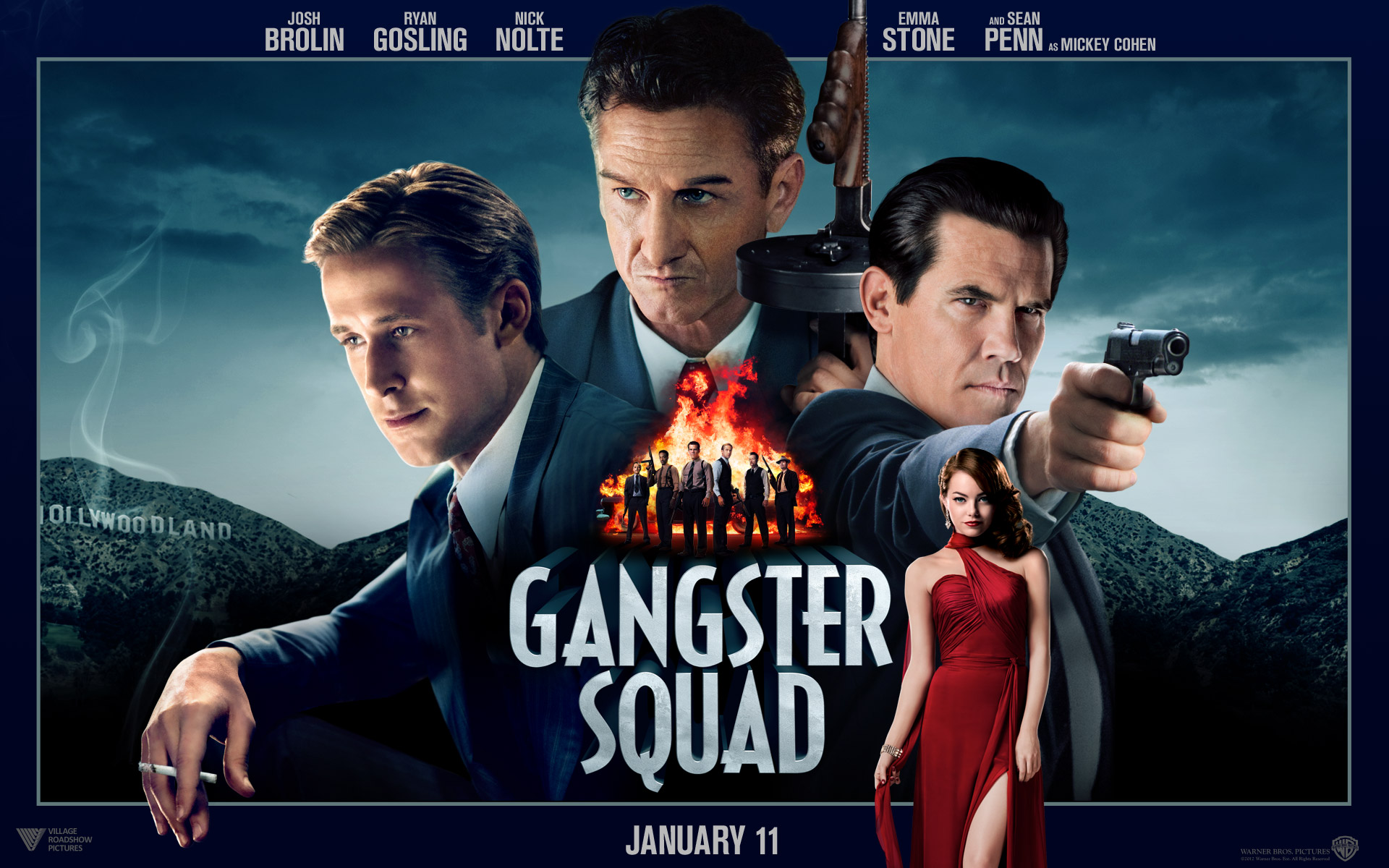 Downloads Gangster Squad - Official [HD] - Download Gangster Squad (2016) YIFY Torrent for 1080p 
