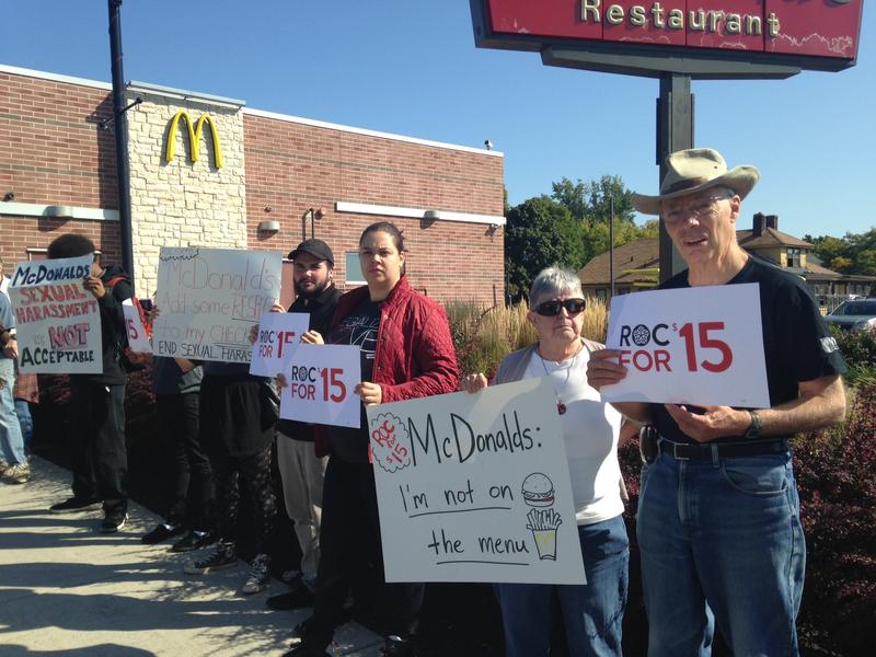 Fast Food Workers Protest At Mcdonald S After Sexual Harassment Claims Innovation Trail