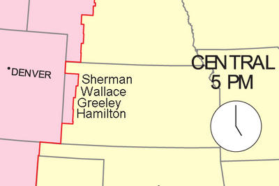 Kansas City Time Zone Map - Oconto County Plat Map