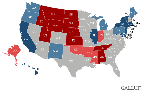 Wyoming, Utah, Idaho Most Republican States In The Country | Boise ...