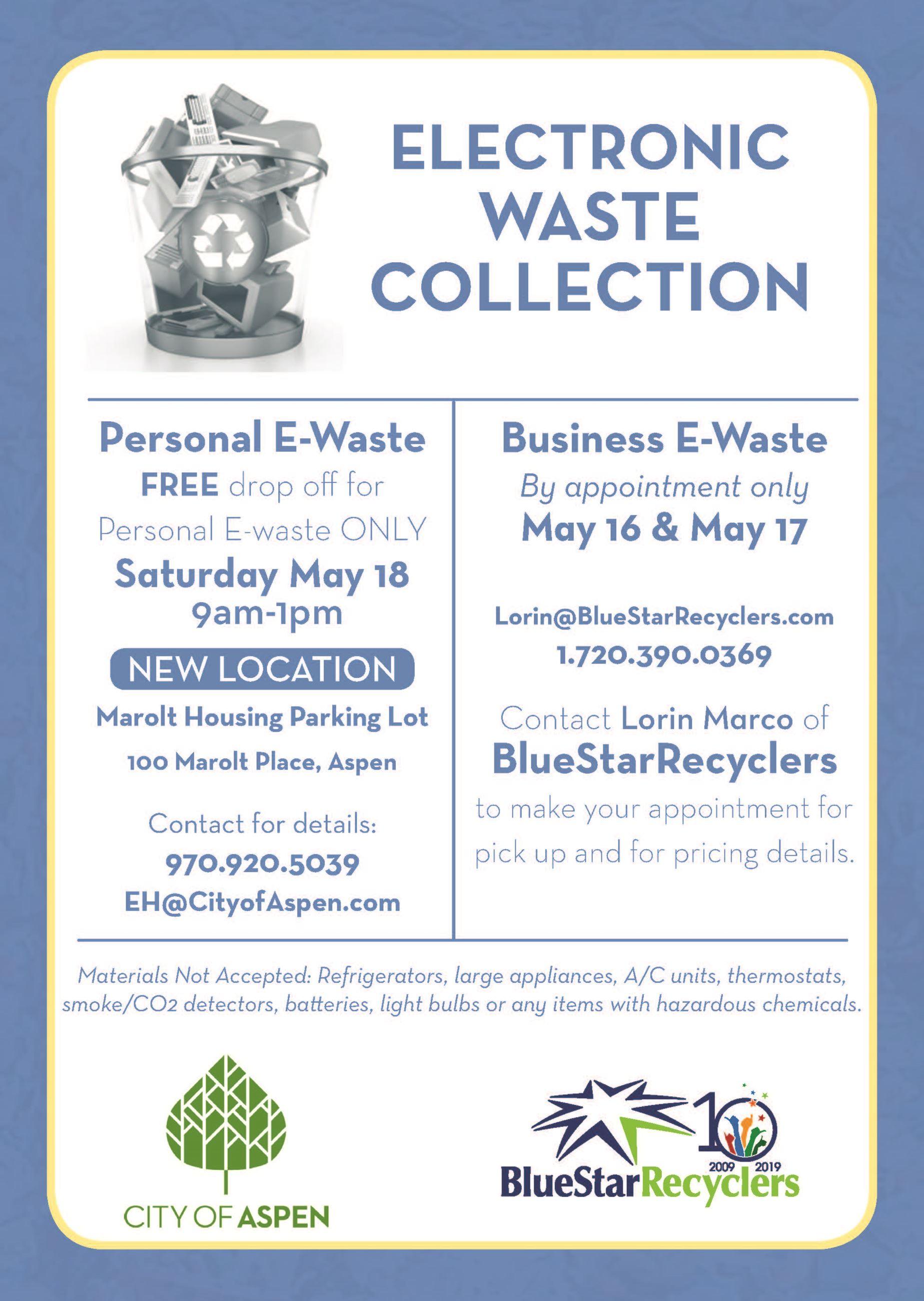 Aspen Will Accept EWaste This Weekend Aspen Public Radio