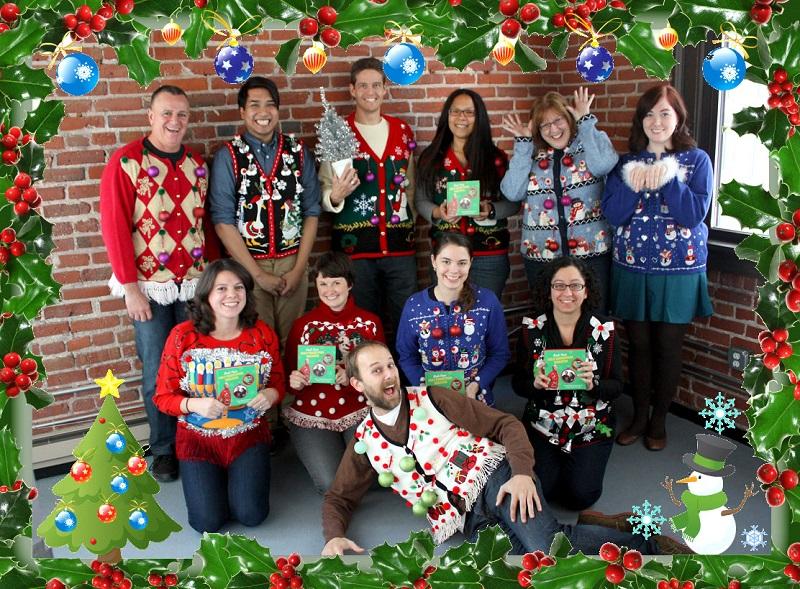 group ugly christmas sweaters