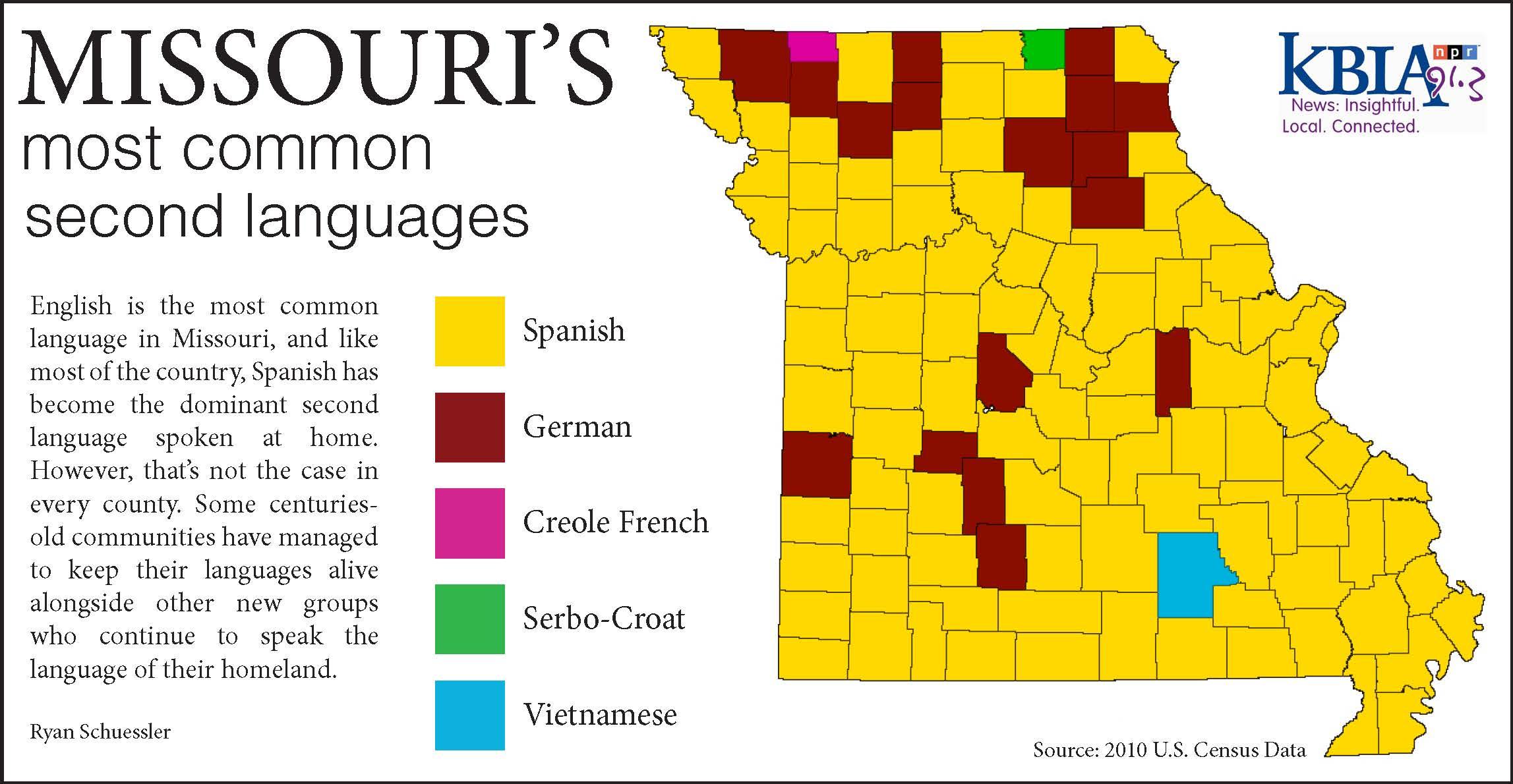 Mapping Missouri S Second Languages Kbia