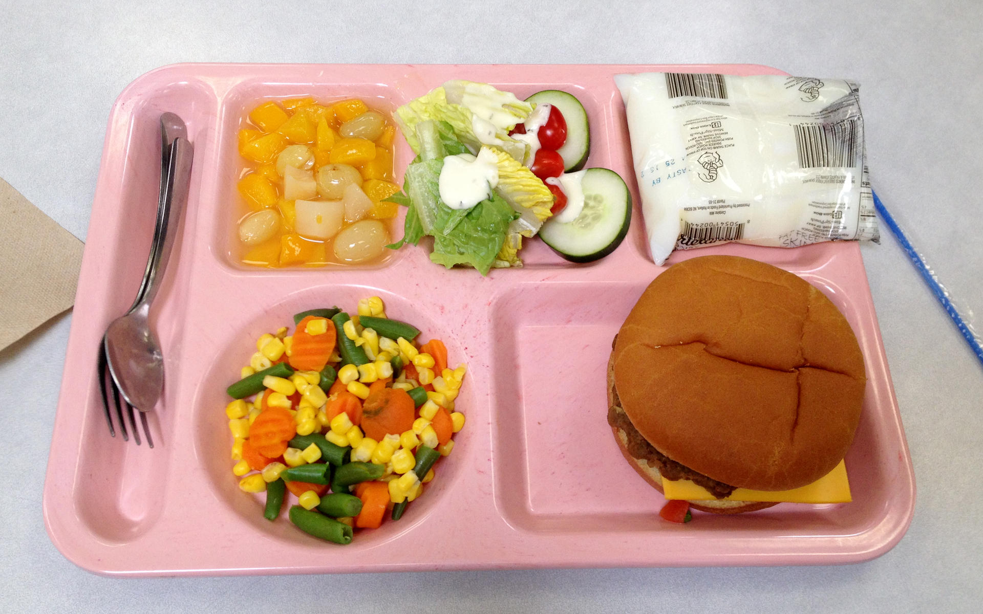 American High School Lunch Menu