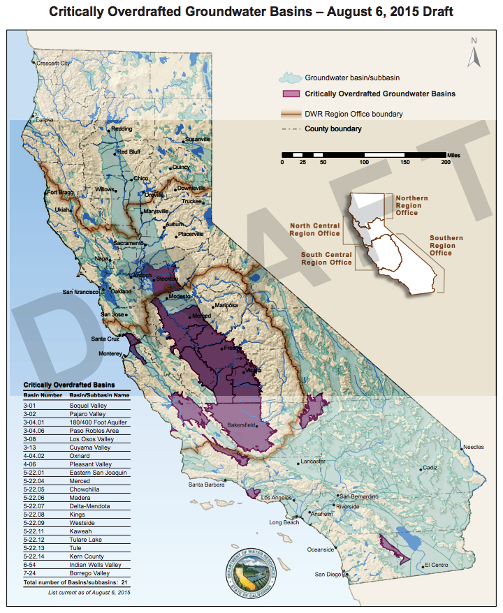 State lists several Central Coast groundwater basins as 'Critically ...