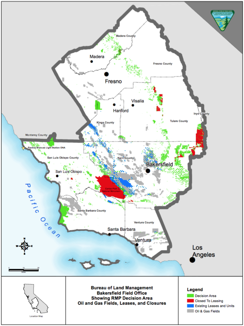Federal judge blocks new fracking on Central Coast BLM lands KCBX