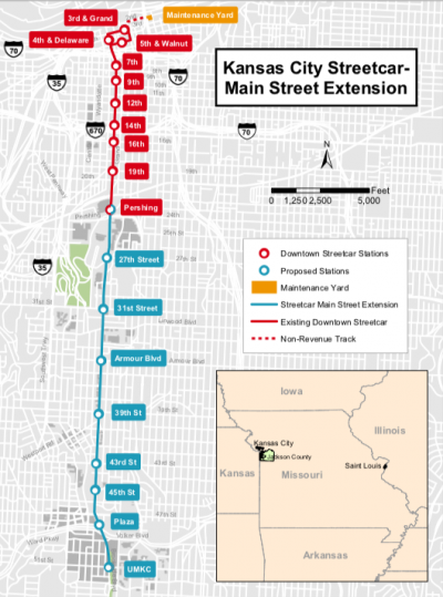 Kansas City Streetcar Extension Plan To Umkc Wins Key Support From
