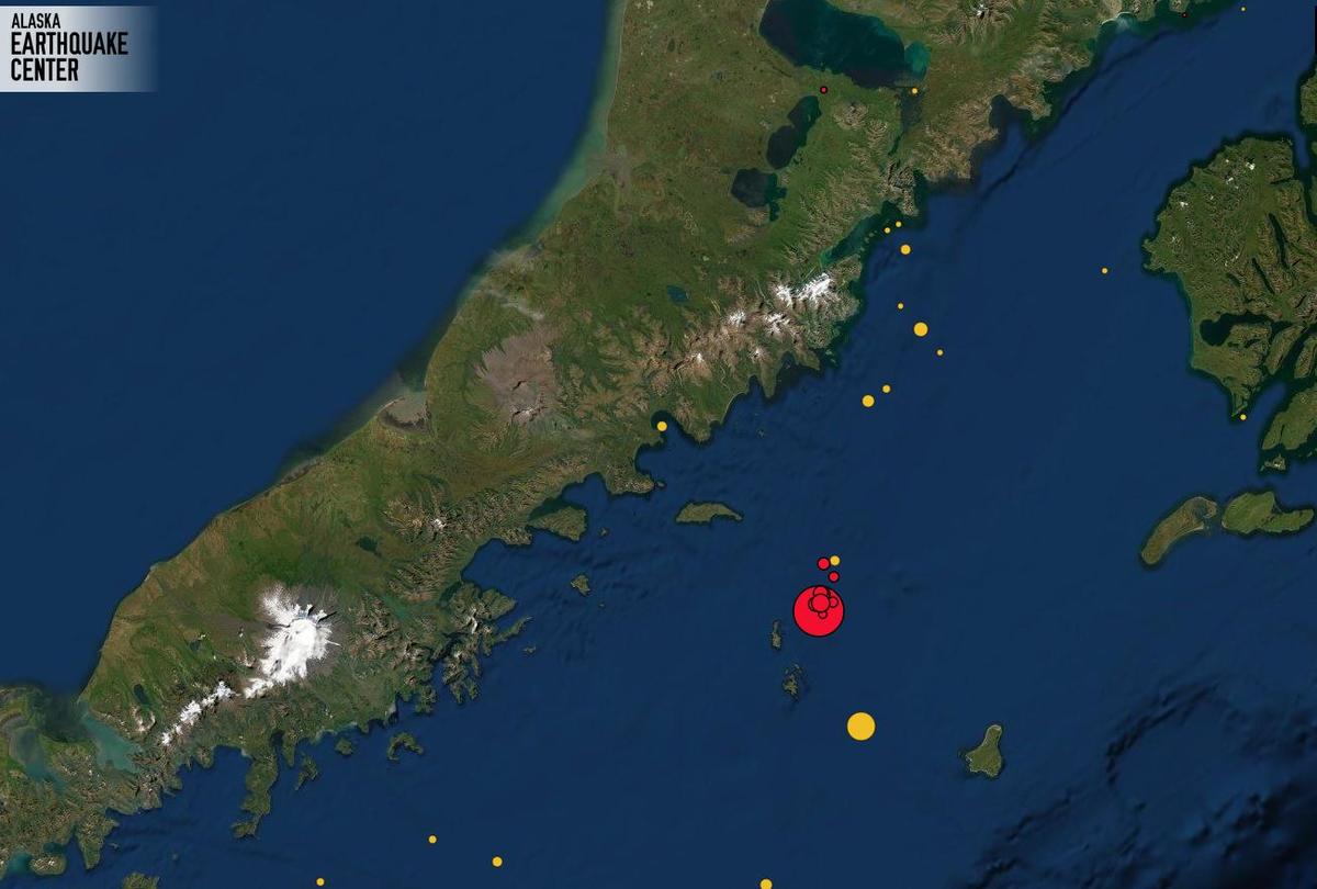 Aftershock of July's magnitude 8.2 earthquake rattles Alaska Peninsula