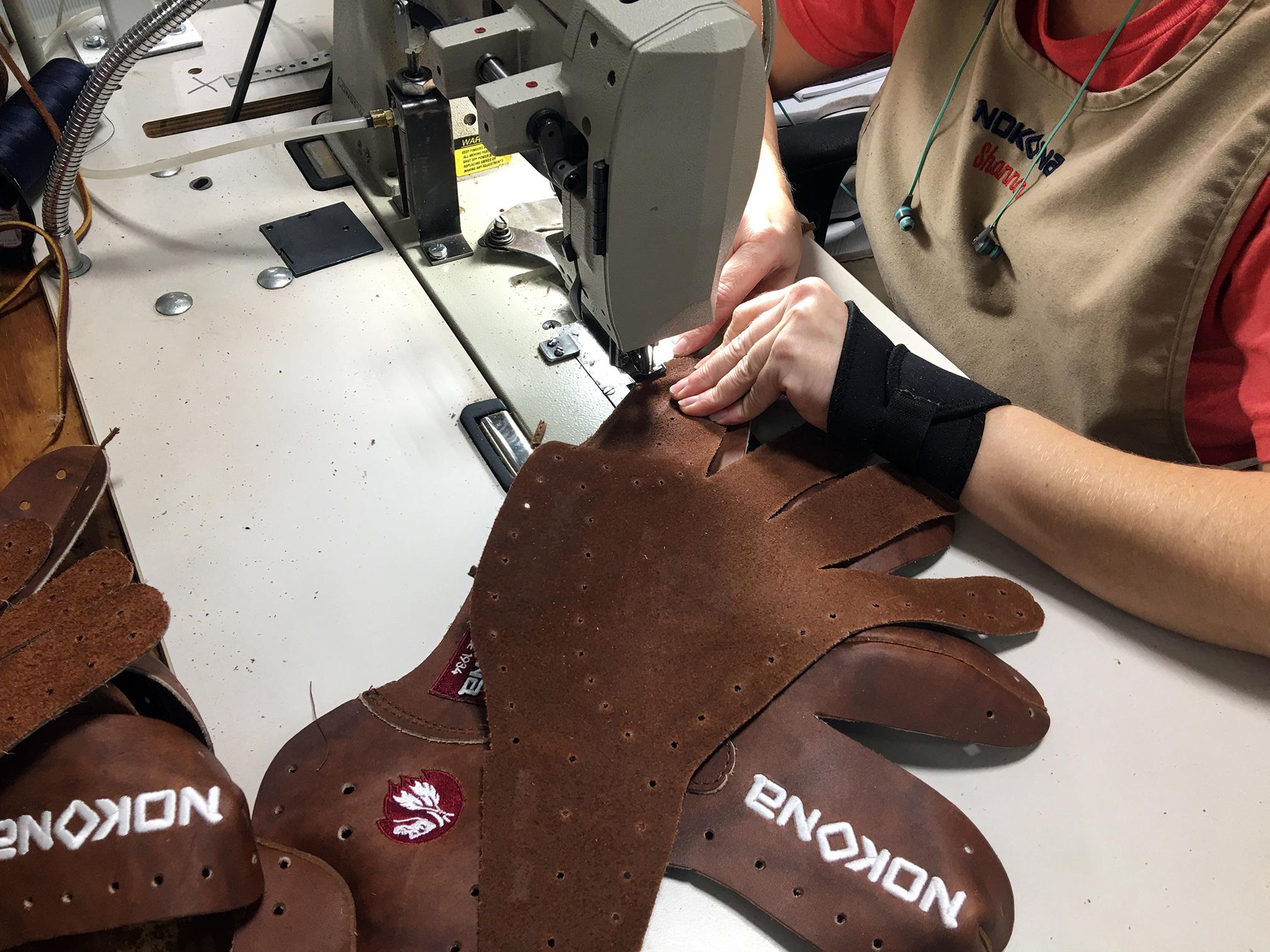 nokona baseball glove factory