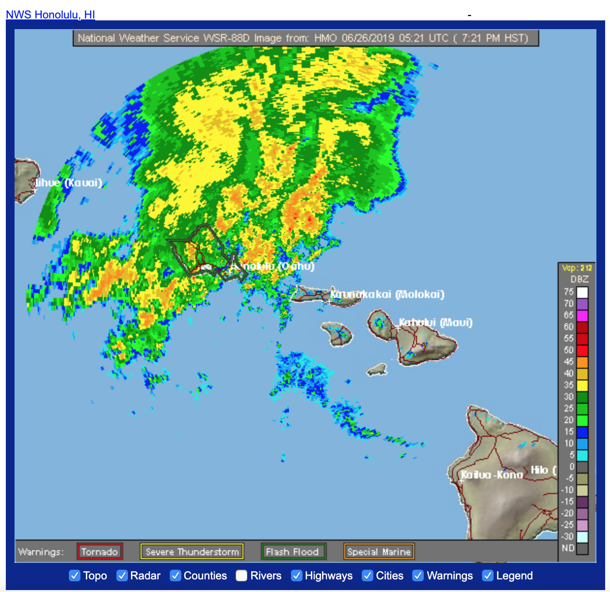 weather radar big island hawaii