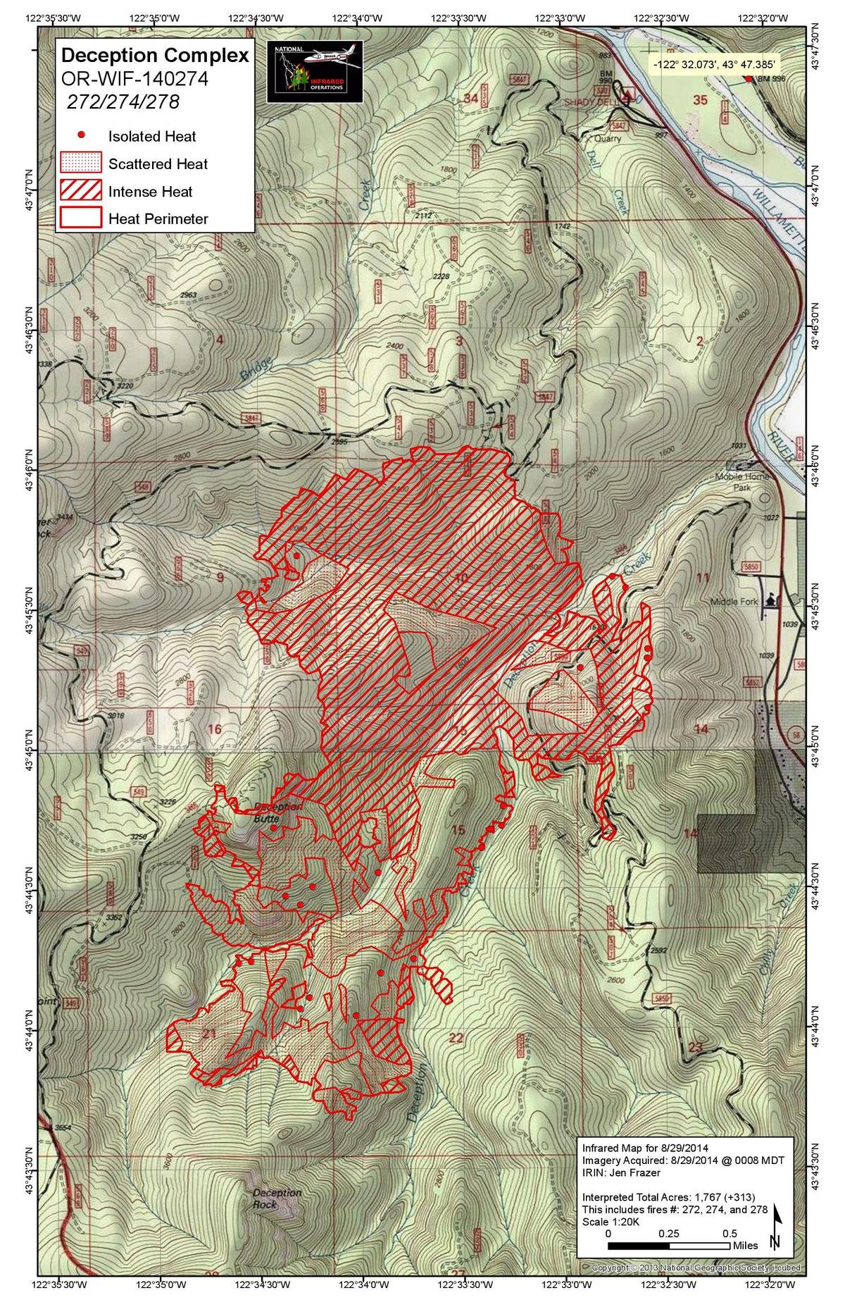 Deception Fire Movement Causes Weekend Closures In Umpqua National ...