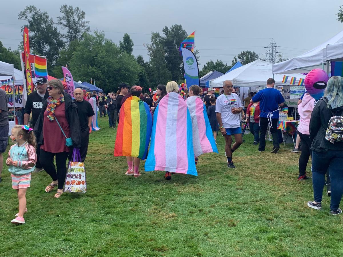 Eugene Springfield Pride Celebrates Despite Rain, Protesters KLCC
