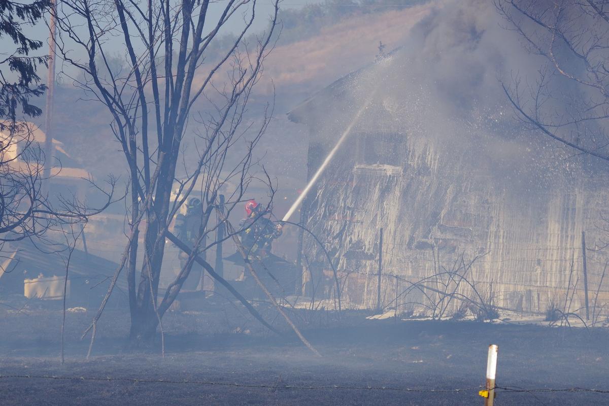 Fire In Green District Destroys Two Homes, Multiple Outbuildings KLCC