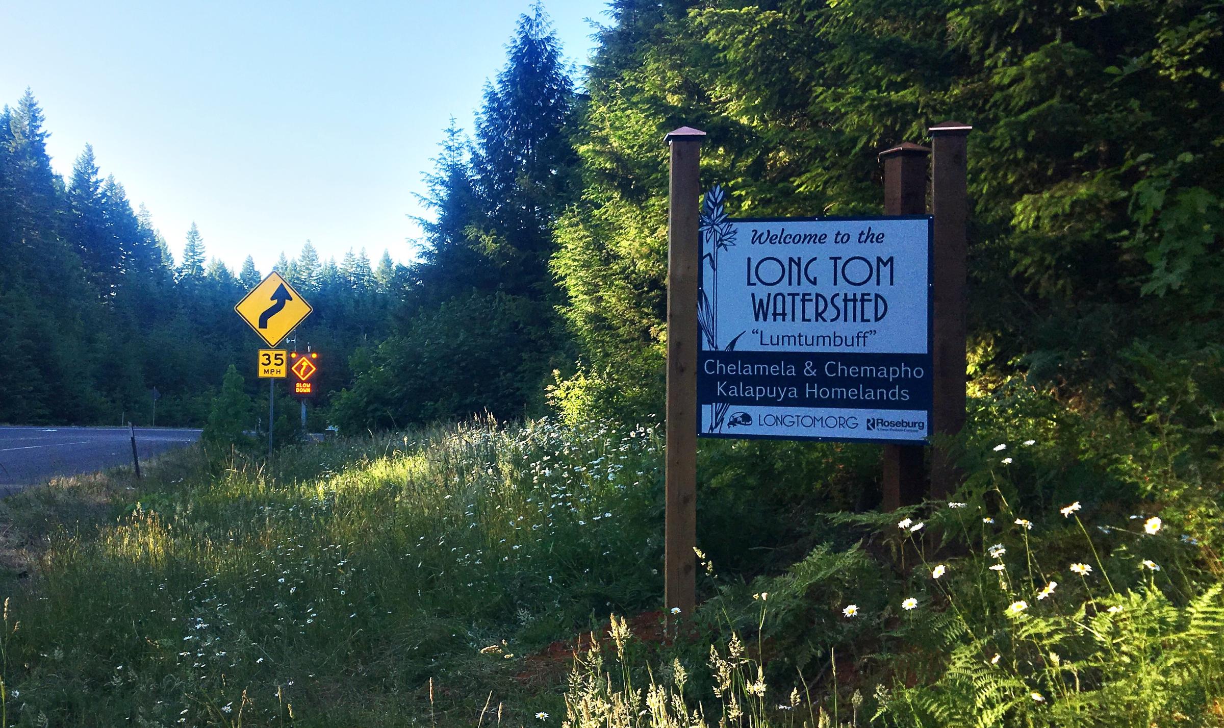 Long Tom Watershed Welcome Sign Acknowledges Kalapuya Land | KLCC