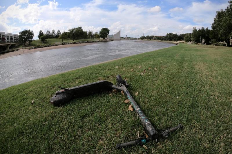 Renting A Scooter In Wichita Is Easy, And Apparently So Is Tossing One