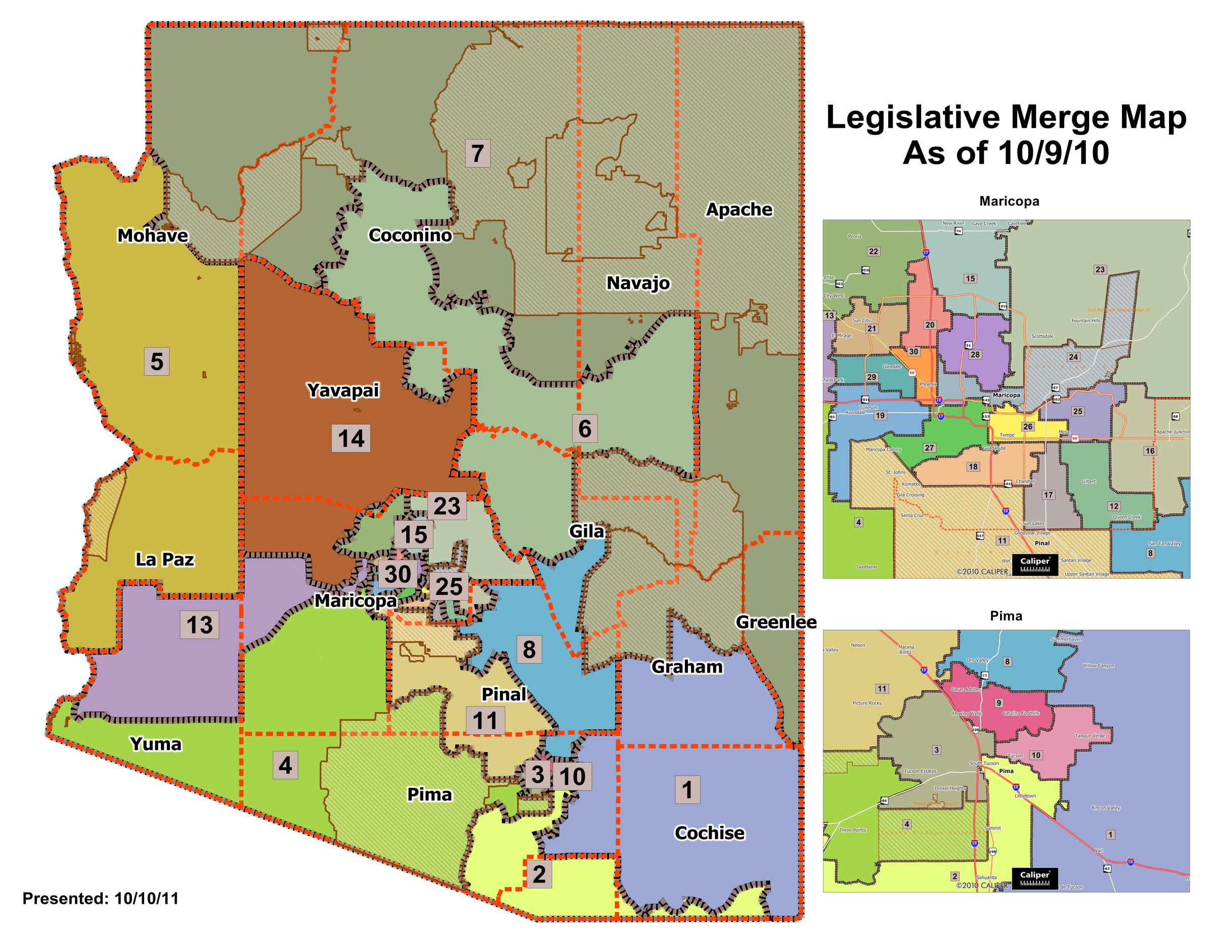 Arizona Congressional Districts Map