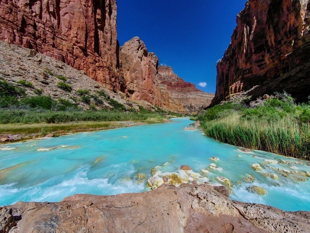 Colorado River Reservation Grand Canyon Mouth Of Havasu Creek 0192 The Confluence The