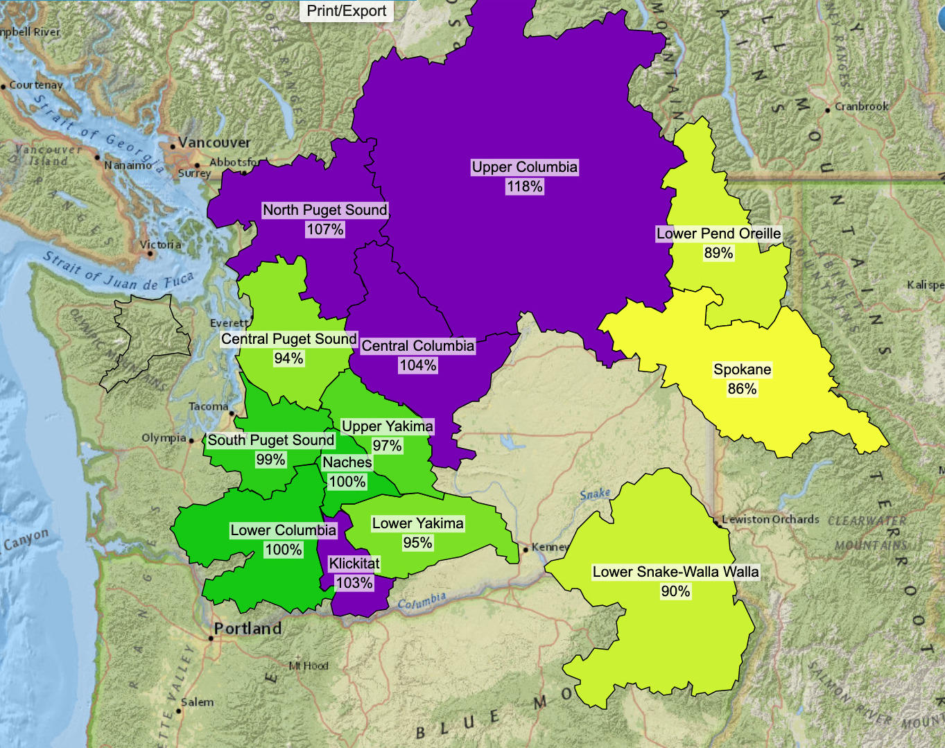 Snowpack In WA Generally Normal; S. Idaho Much Drier | Spokane Public Radio