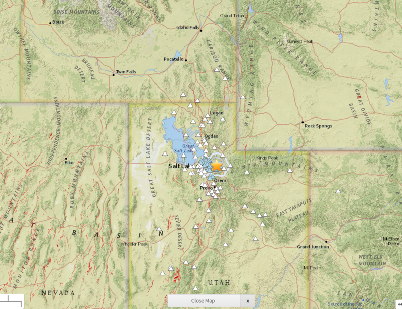 Earthquake Shakes The Wasatch Front And Back | KPCW