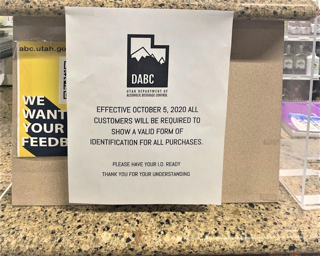 Utah Liquor Stores Will ID People Of All Ages KPCW