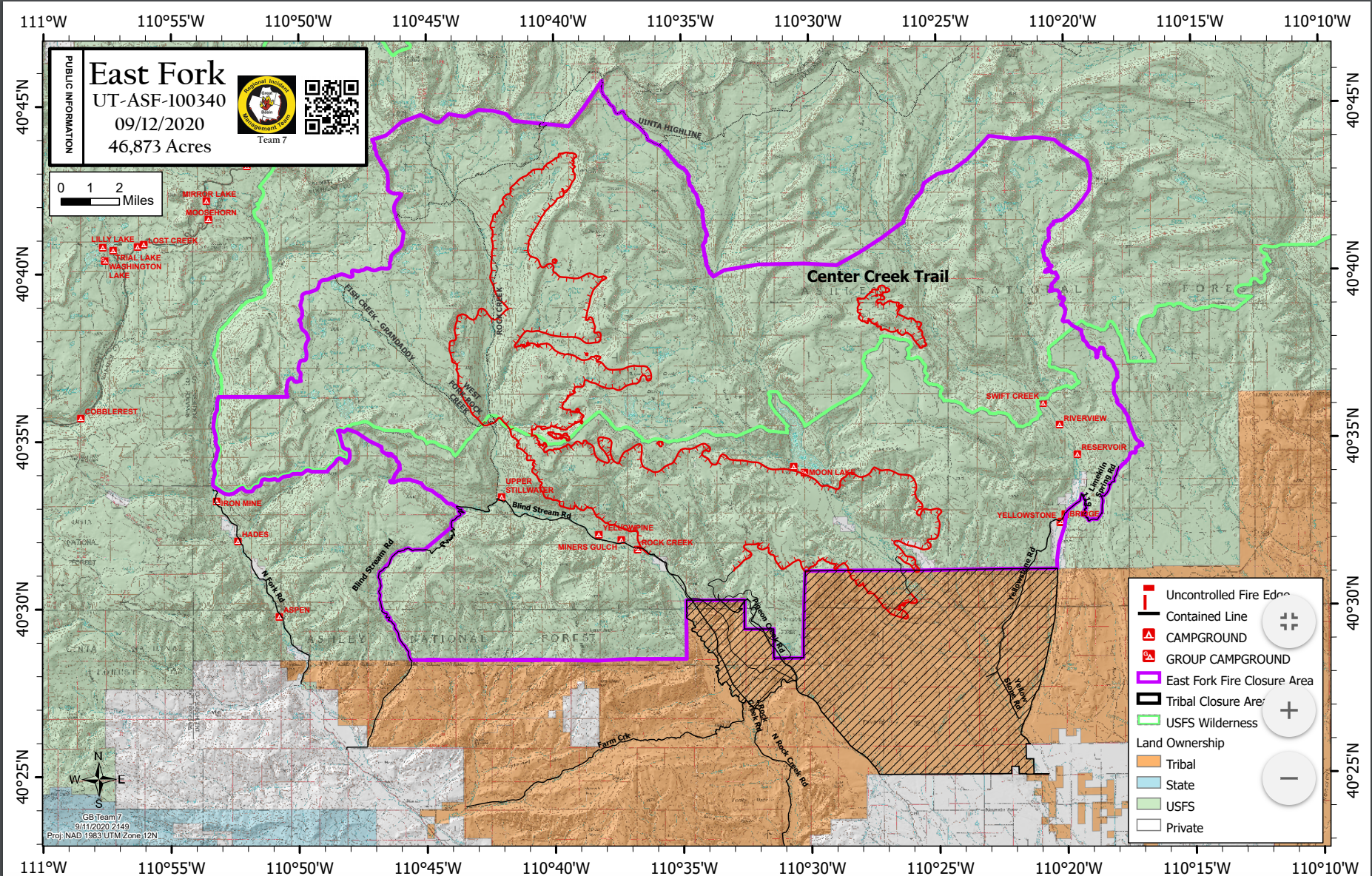 East Fork Fire Grows, Now 15 Contained KPCW