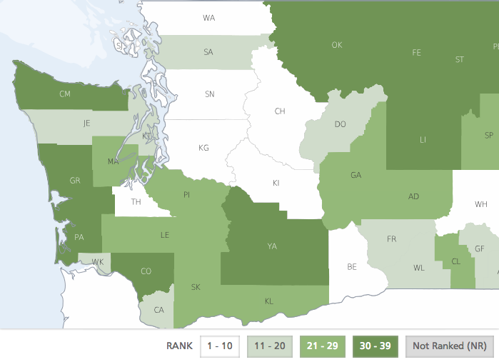 How healthy is your county? Best and worst of Wash. state | KNKX