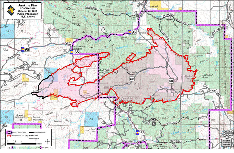 Junkins Fire Continues to Burn; Some Evacuations Lifted | KRCC