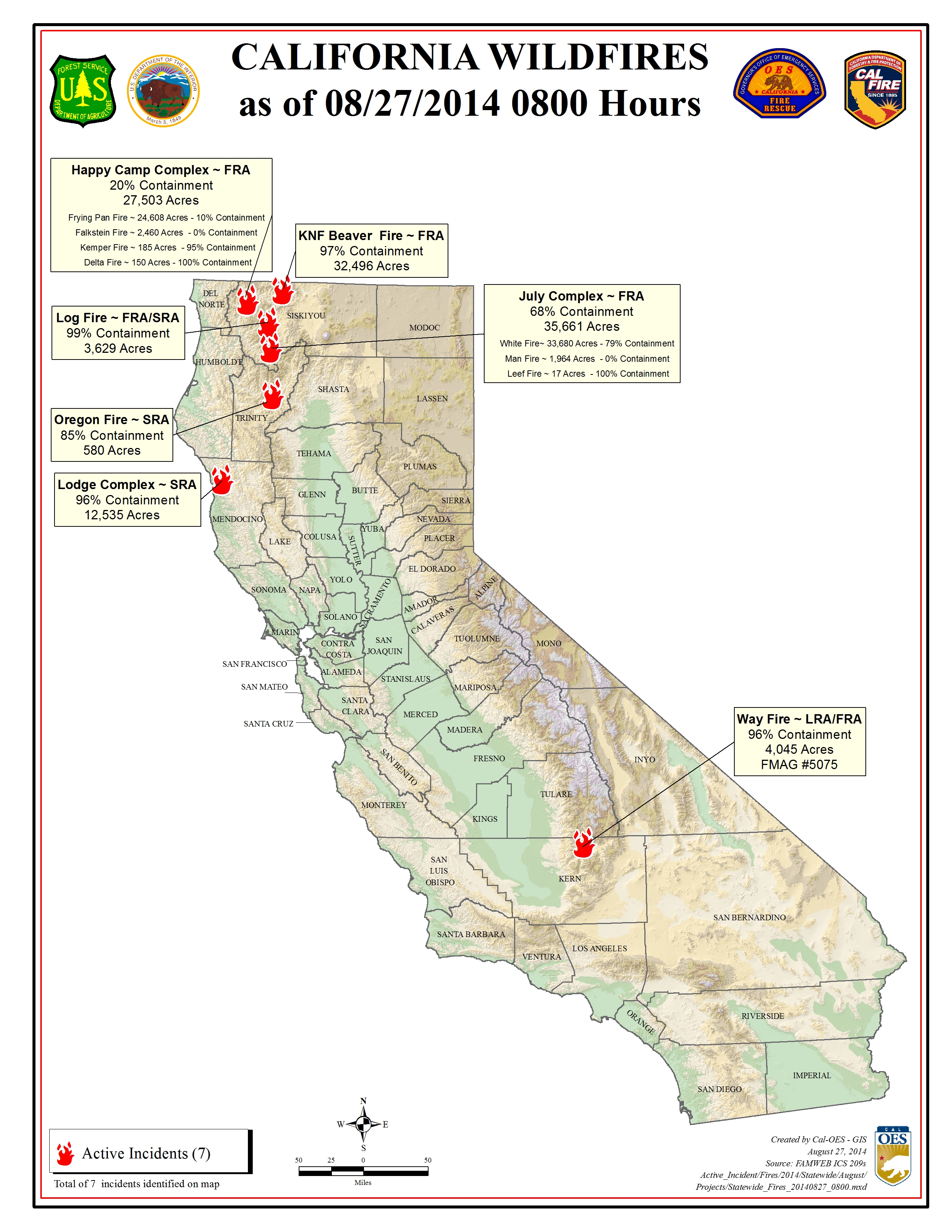 Current Fire Map Northern California - United States Map