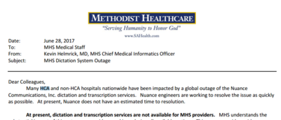 Methodist Hospital Organizational Chart