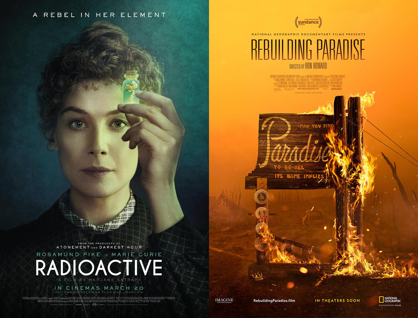 ON FILM - Reviews: Radioactive and Rebuilding Paradise | KTEP