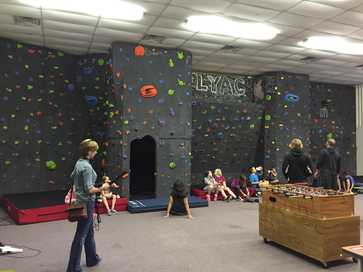 School Climbing Wall Gives Rural Kids Something To Do KUAF