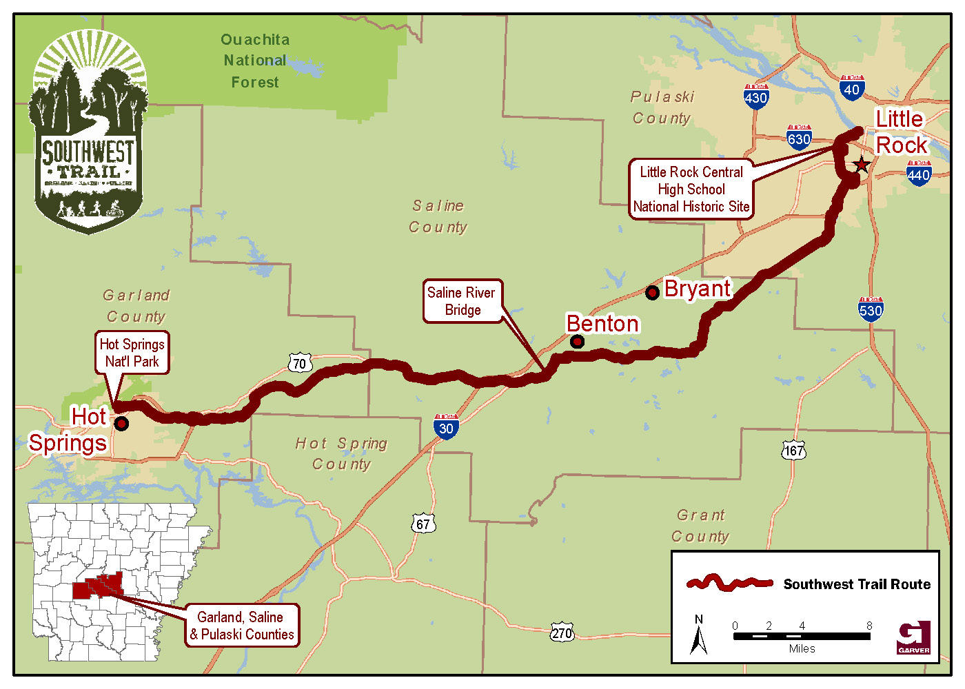 Public Comments Being Heard On Southwest Trail Linking Little Rock And Hot Springs KUAR