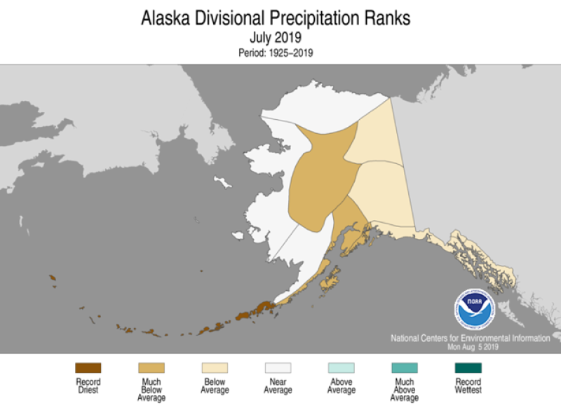 Aleutian Region Breaks 95Year Records For July Heat, Rainfall KUCB