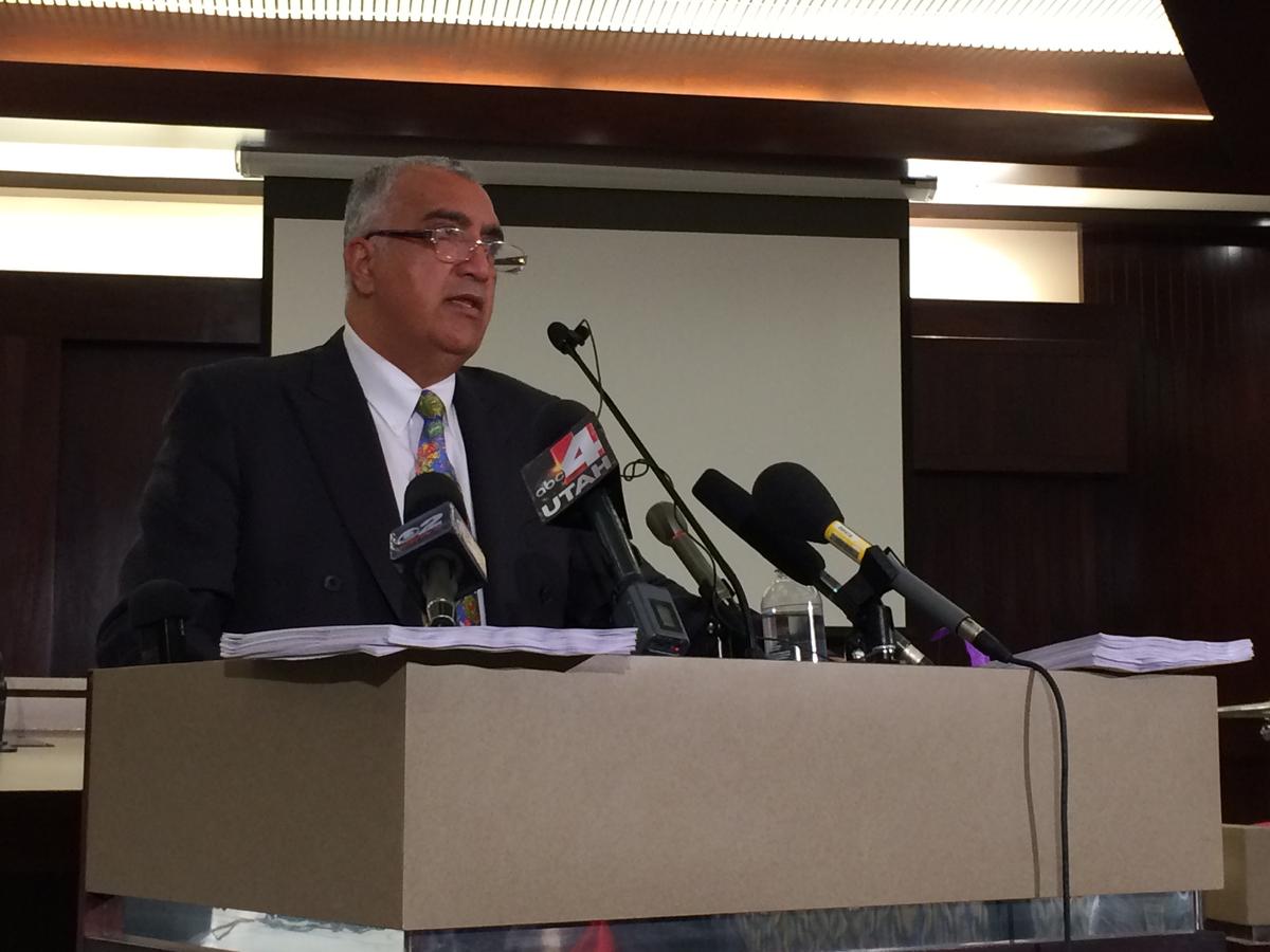 Salt Lake County District Attorney Finds Dillon Taylor Shooting