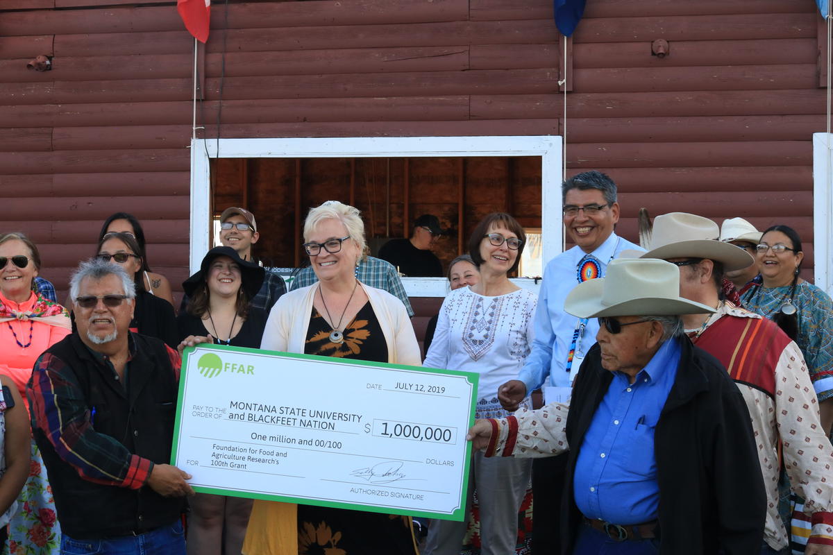 Grant To Blackfeet Aimed At Reforming Agriculture