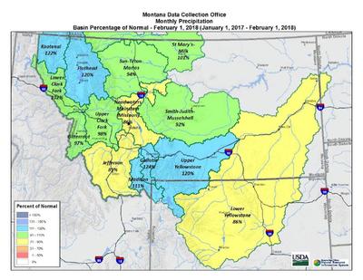 montana precipitation totals