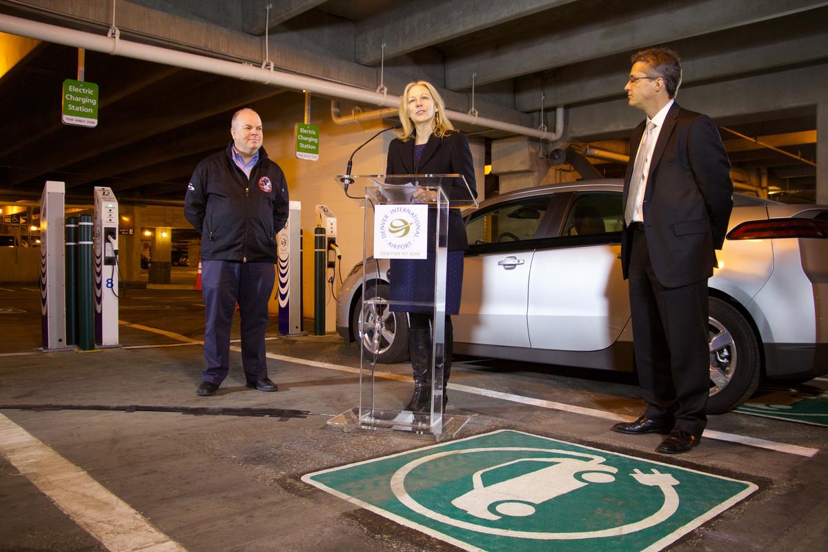 New EV Charging Stations Now Open At DIA KUNC