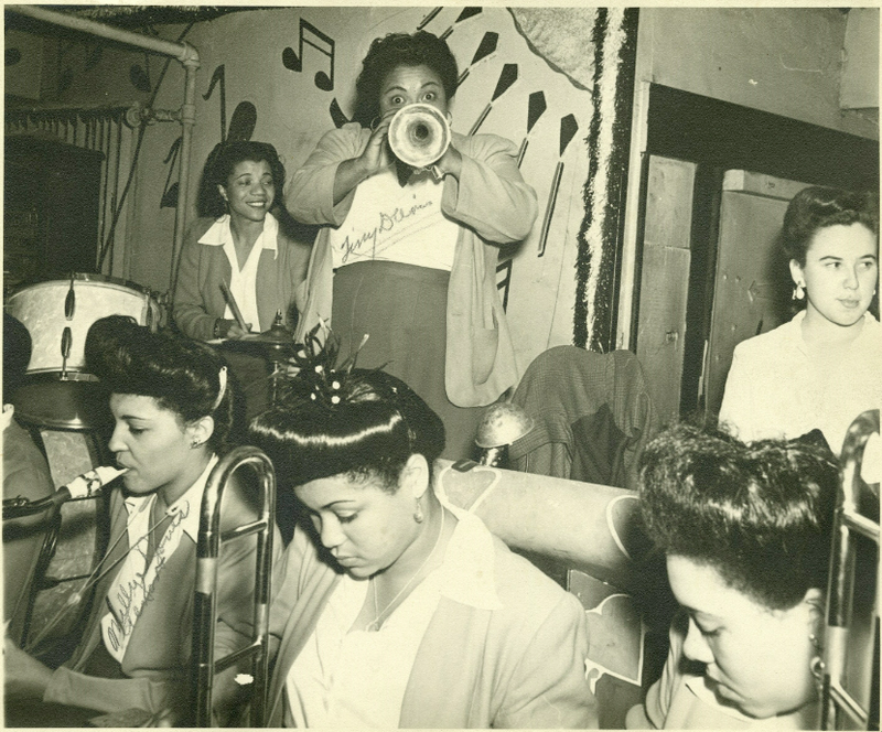 The International Sweethearts of Rhythm at the Black & Tan Speakeasy, Sept. 24, 1944. Photo by Al Smith Sr.