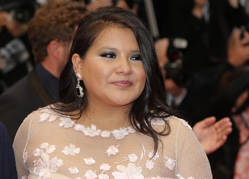 Misty Upham arrives for a screening at the Cannes film festival in Cannes, France, on May 17, 2013.