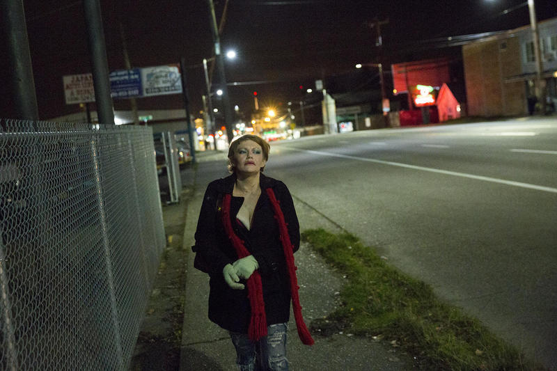 The day Ericka Frodsham was supposed to meet with photographer Mike Kane, she had a run-in with Seattle police. She was released in time to make her appointment. In the last five years, Seattle police stopped arresting women as often for prostitution and 