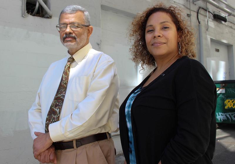 Dr. Bob Hughes of Seattle University and Yoshiko Harden of Seattle Central. Hughes and Harden were meeting at a Starbucks on Broadway in Seattle when someone came in and unfurled a string of racial slurs and explicitives at Harden.